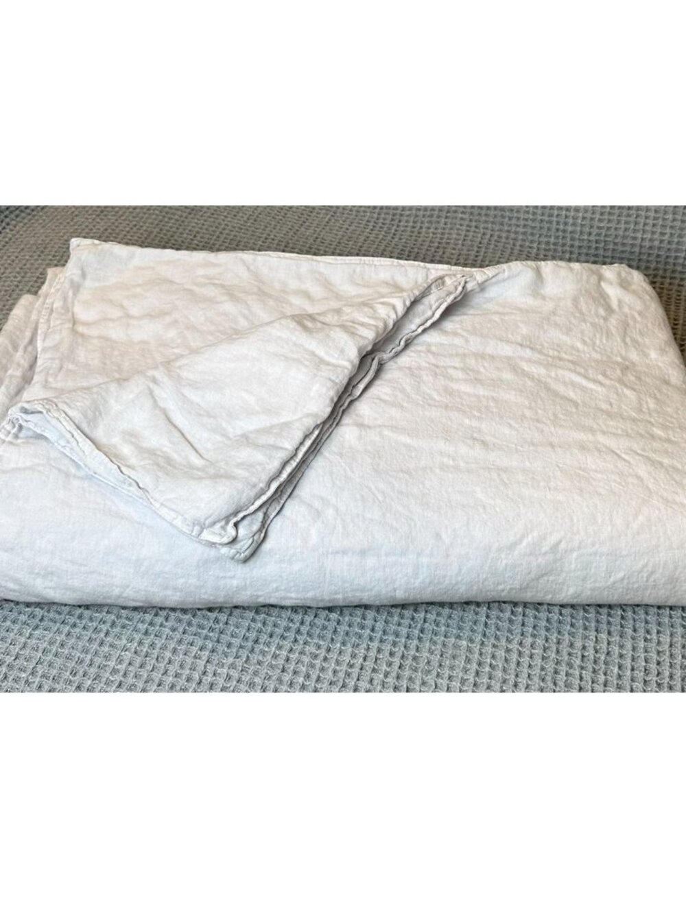 Brooklinen Linen Duvet Cover King Cal King Haze Muted Lavender Grey Pink Boho